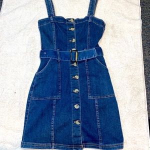 Women’s denim mini dress